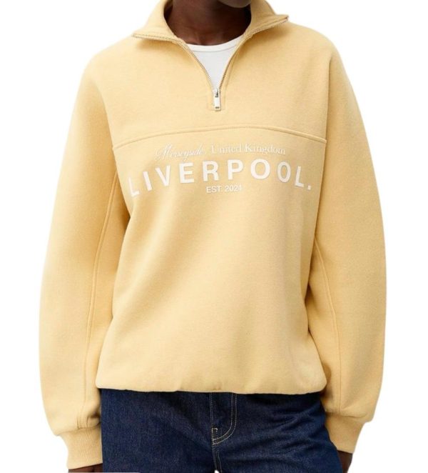 Sudadera cremallera print