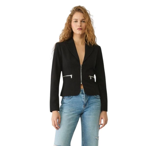 Americana regular fit cremallera