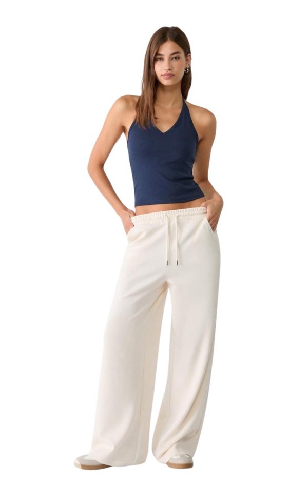 Pantalón palazzo tacto suave